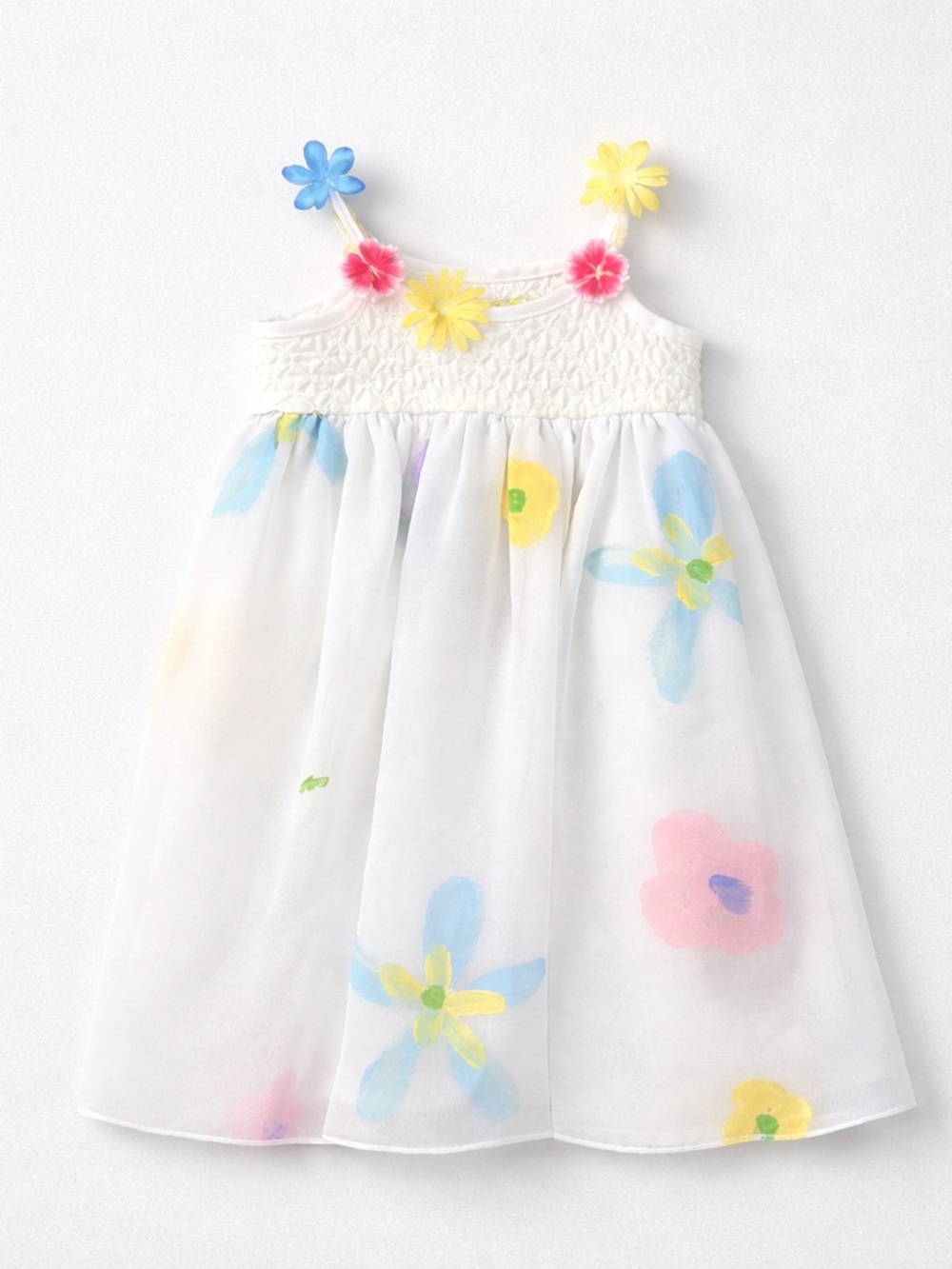 Balu Baby white hand painted in Cape Town sundress size 12-18 months NWT